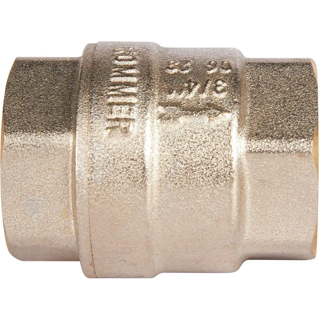 Клапан обратный пружинный муфтовый с металлическим седлом ROMMER 3/4