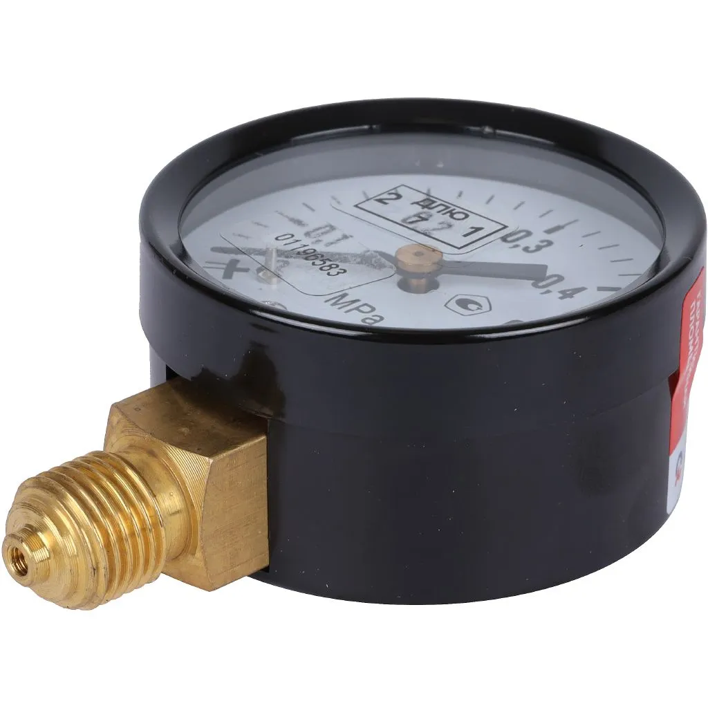 Манометр общетехнический РОСМА 50 мм 150 градусов 1/4 давление 0.6 МРа радиальное присоединение ТМ-210Р