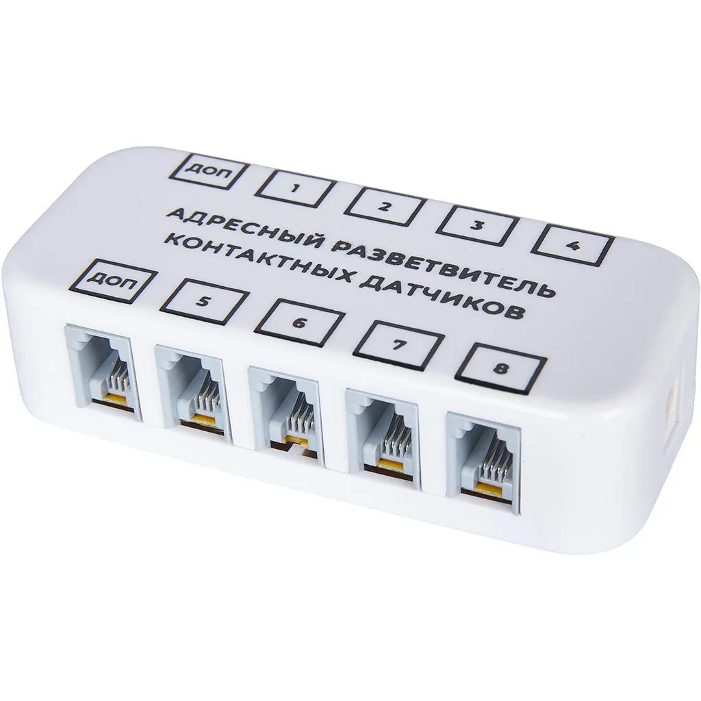 Разветвитель для контактных датчиков адресный RS485 (Modbus) Ectocontrol ec01055