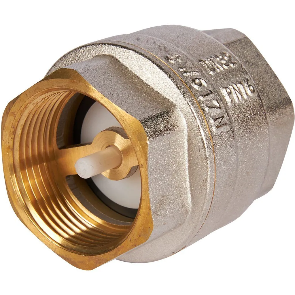 Клапан обратный пружинный муфтовый с пластиковым седлом ROMMER 11/4