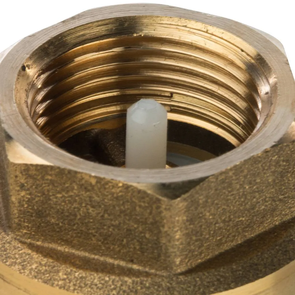 Клапан обратный пружинный муфтовый STOUT 3/4 с пластиковым седлом