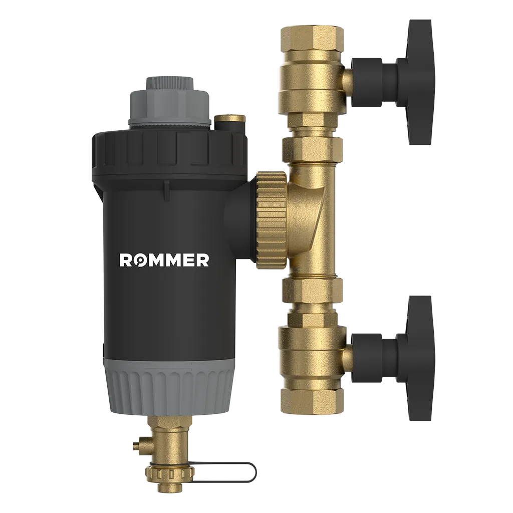 Магнитный сепаратор шлама ROMMER RFW-0081-002925 с щетками поворотный, ВР 1  корпус- композит