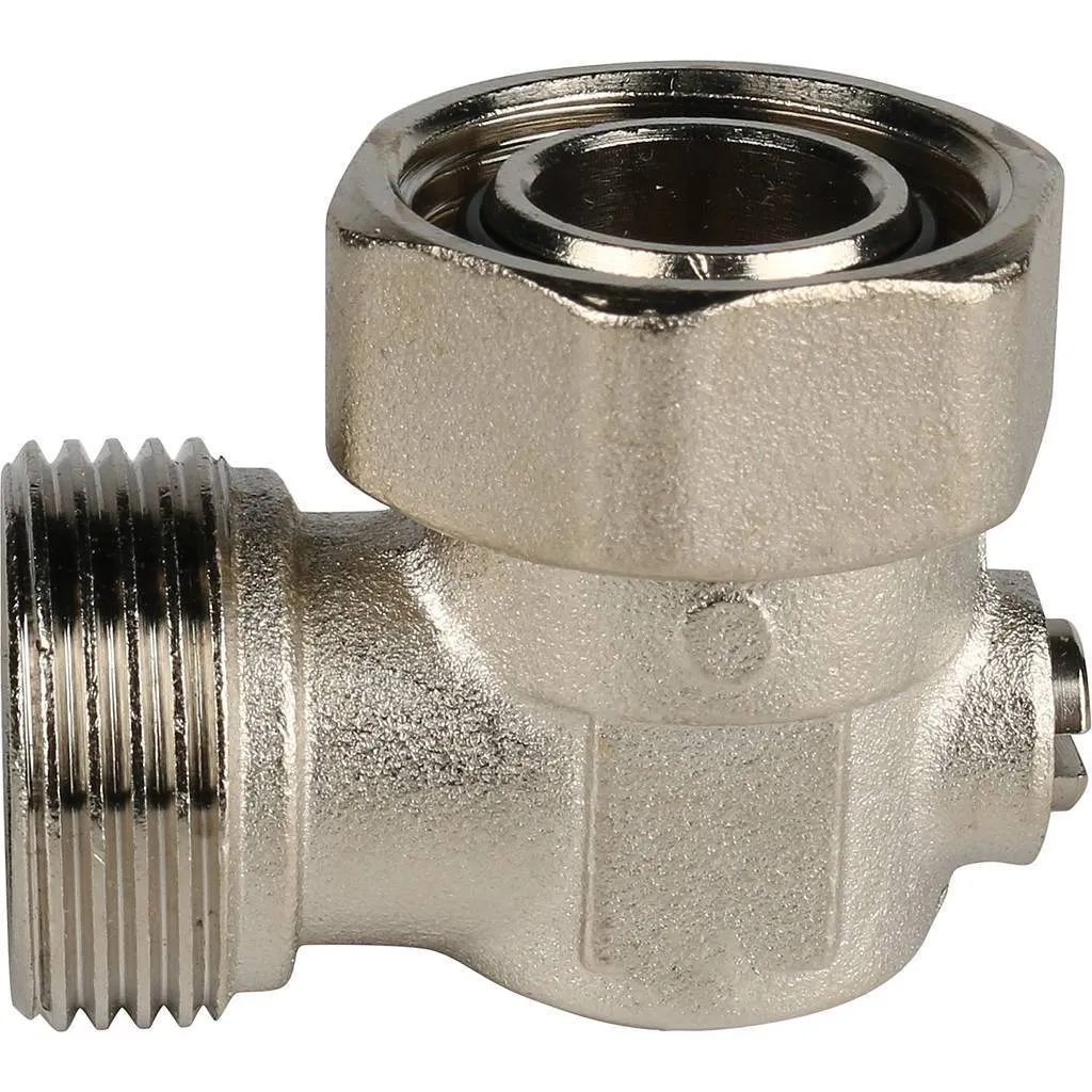 Узел нижнего подключения для радиатора STOUT угловой, раздельный 3/4, SVH-0006-000020