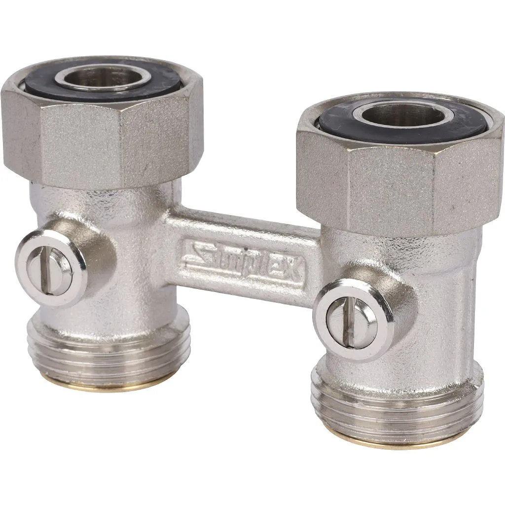 Узлы нижнего подключения для радиаторов Meibes Standart line Тип D2/50 прямой, 3/4 BPx3/4 HP 5/25