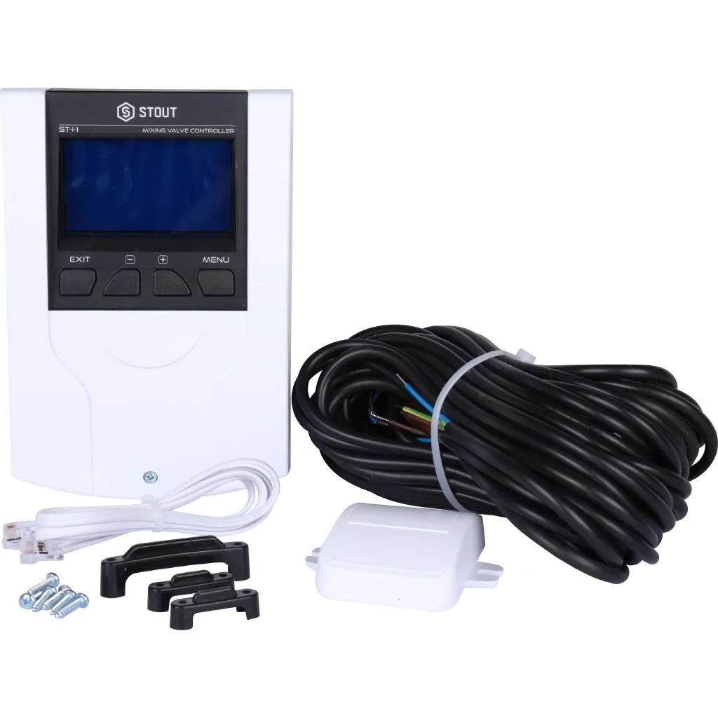 Контроллер для управления работой смесительного клапана STOUT i-1