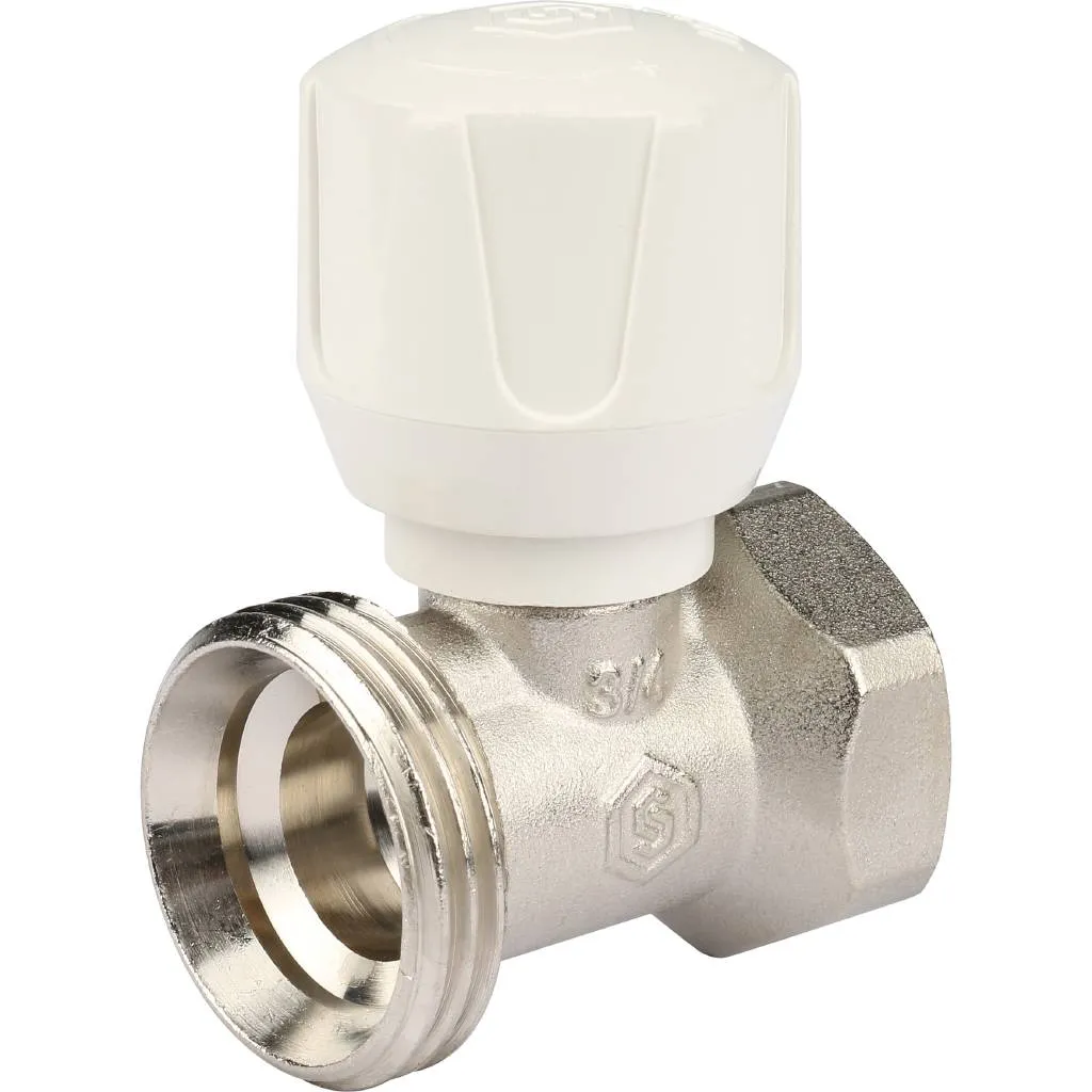 Клапан ручной терморегулирующий STOUT SVR прямой 3/4