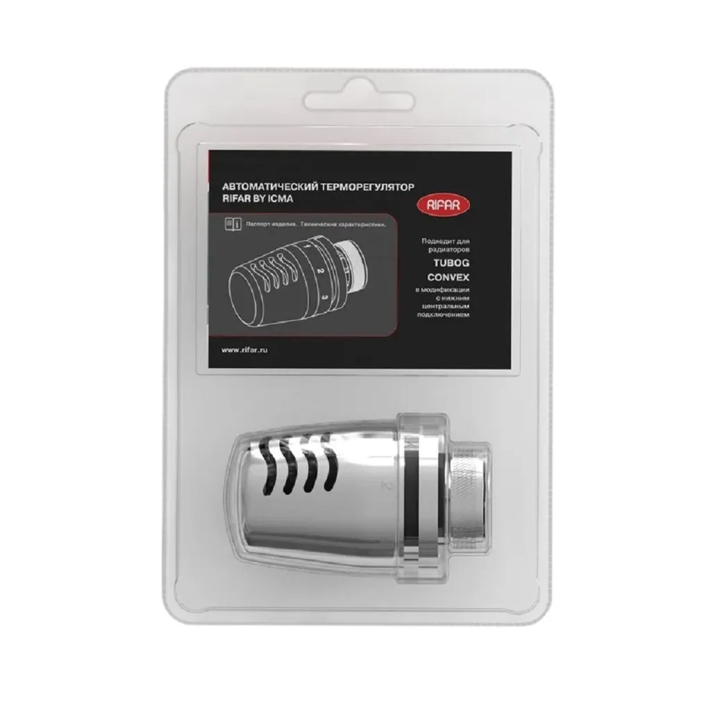 Автоматический терморегулятор RIFAR by Icma (хром) М30х1,5