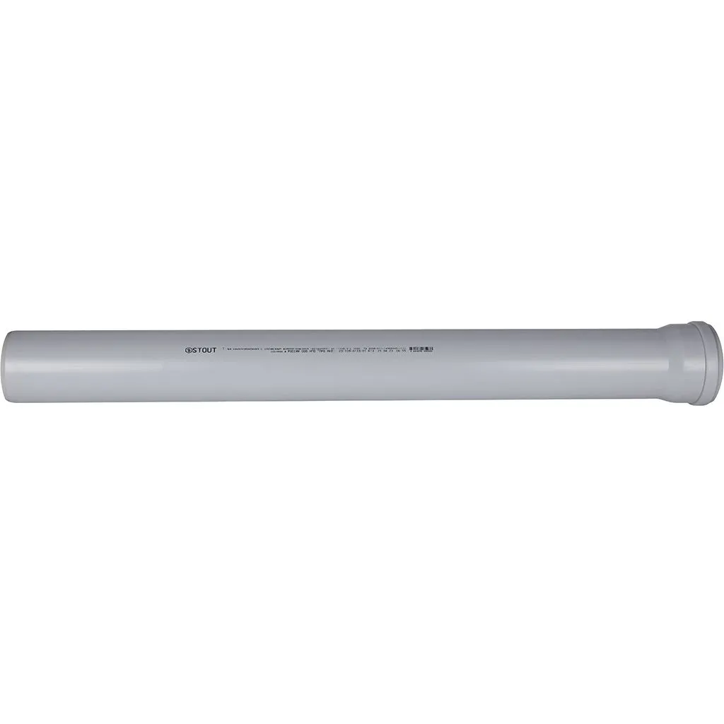 Труба канализационная бесшумная STOUT 110 х 1000 мм