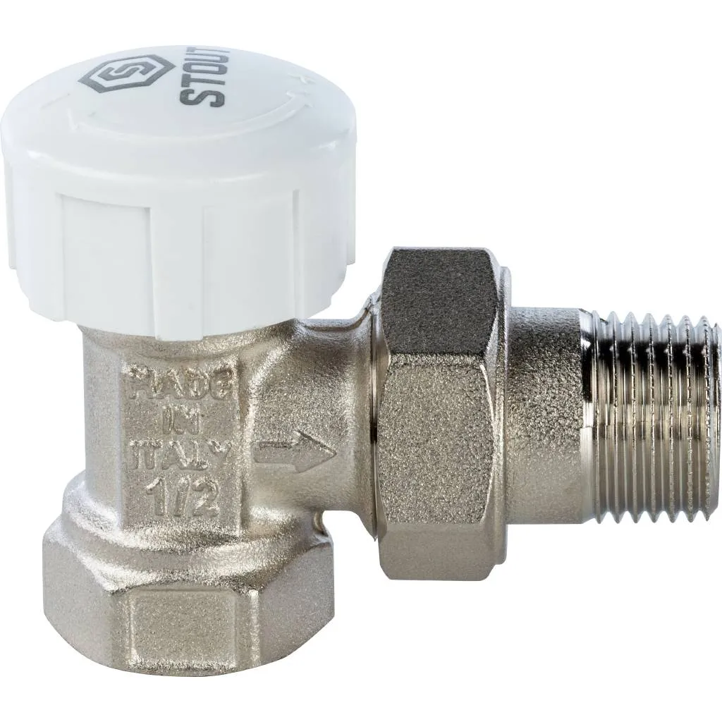 Клапан термостатический STOUT угловой 1/2, SVT-0002-000015