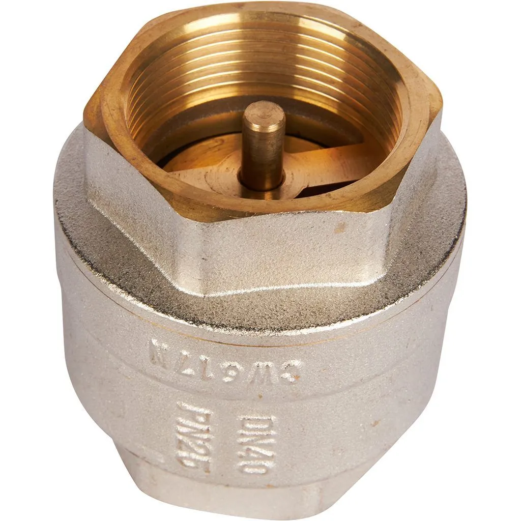 Клапан обратный пружинный муфтовый с металлическим седлом ROMMER 11/2