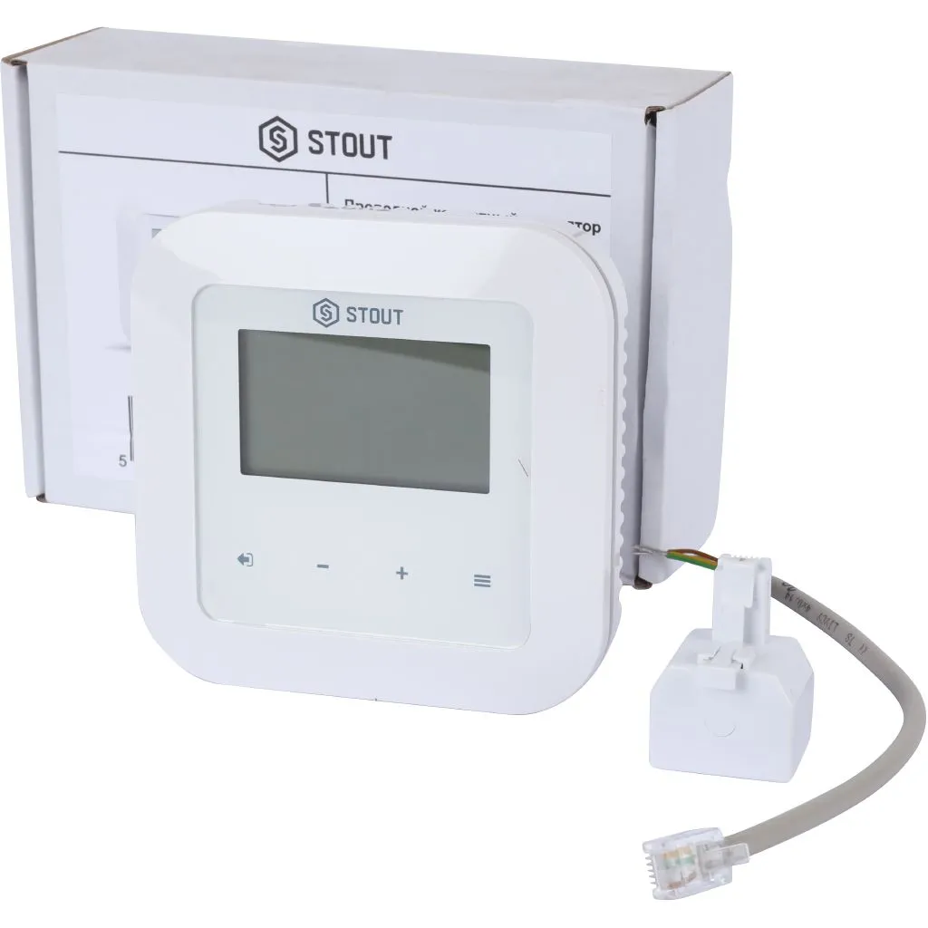 Проводной комнатный регулятор STOUT RI-1 с RS-связью