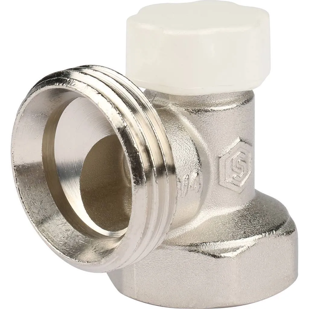 Клапан запорно-балансировочный STOUT SVL угловой 3/4