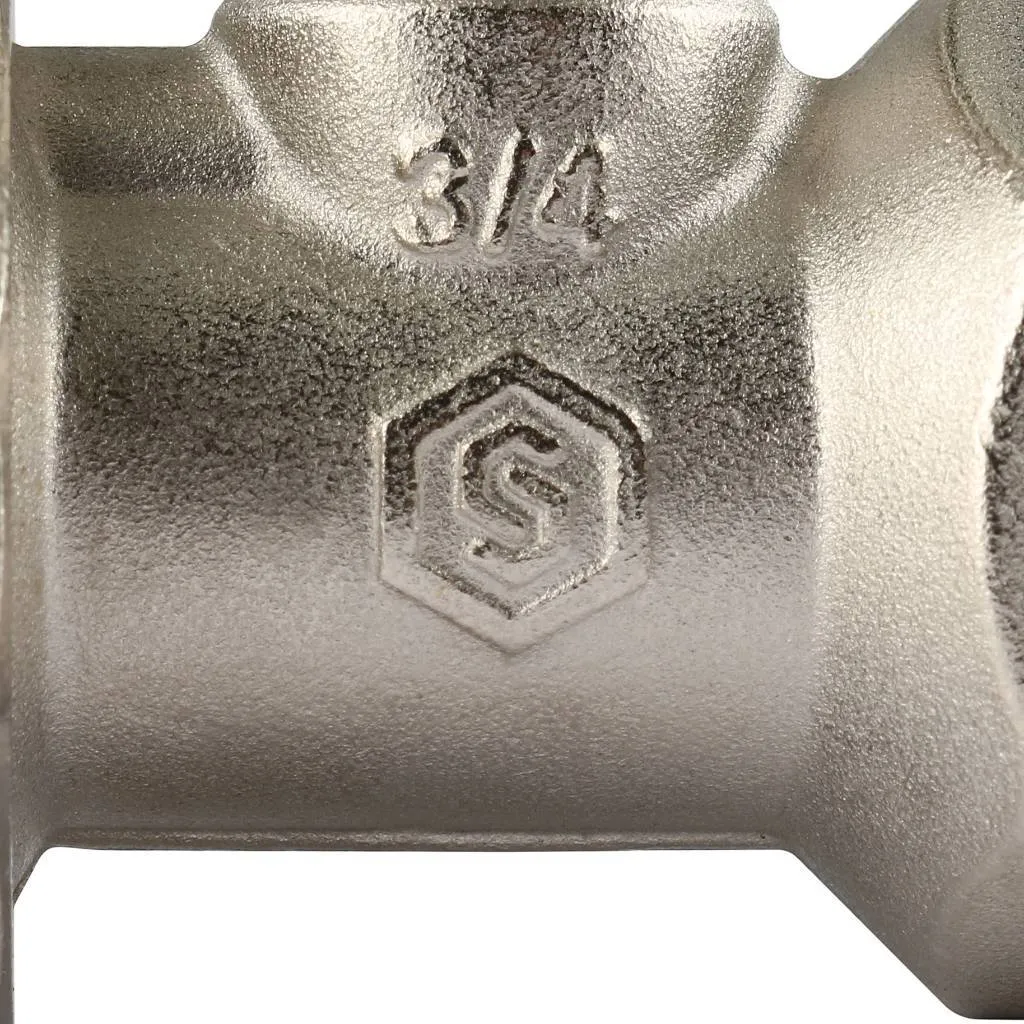 Клапан ручной терморегулирующий STOUT SVRs с неподъемным шпинделем, прямой 3/4