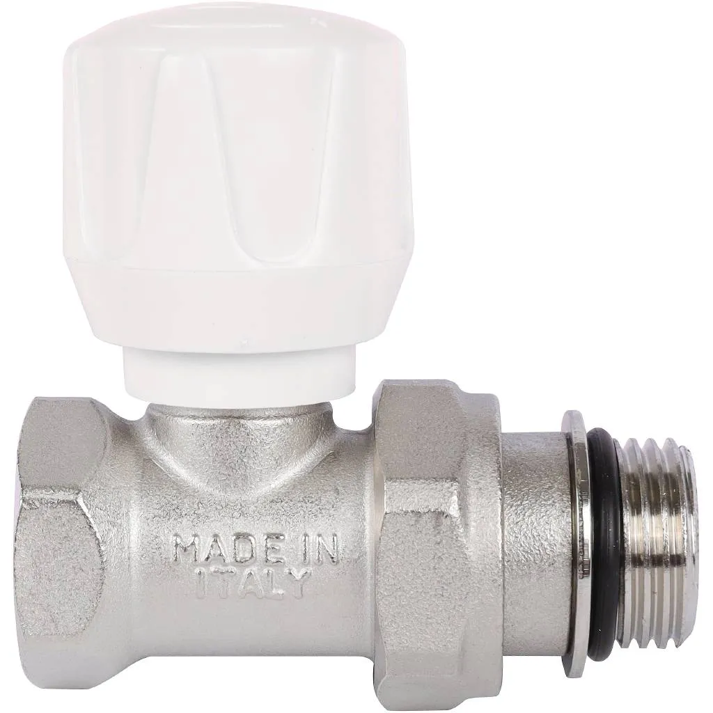 Клапан ручной терморегулирующий прямой STOUT SVR 1/2 (с дополнительным уплотнением)