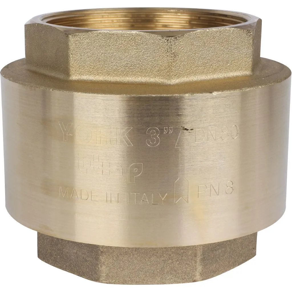 Клапан обратный пружинный муфтовый Itap YORK 103 3 с пластиковым седлом