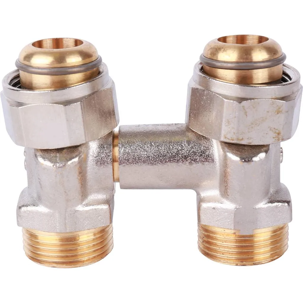 ZB-запорно-присоединительный узел OVENTROP Multiflex V 3/4 НГ x 3/4 НР, из латуни