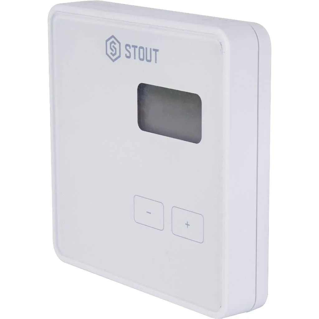 Проводной комнатный регулятор STOUT R-9b, белый