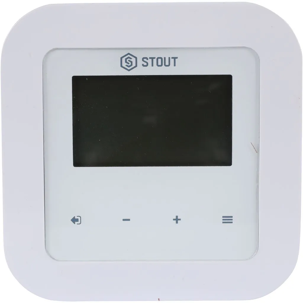 Проводной комнатный регулятор STOUT RI-1 с RS-связью