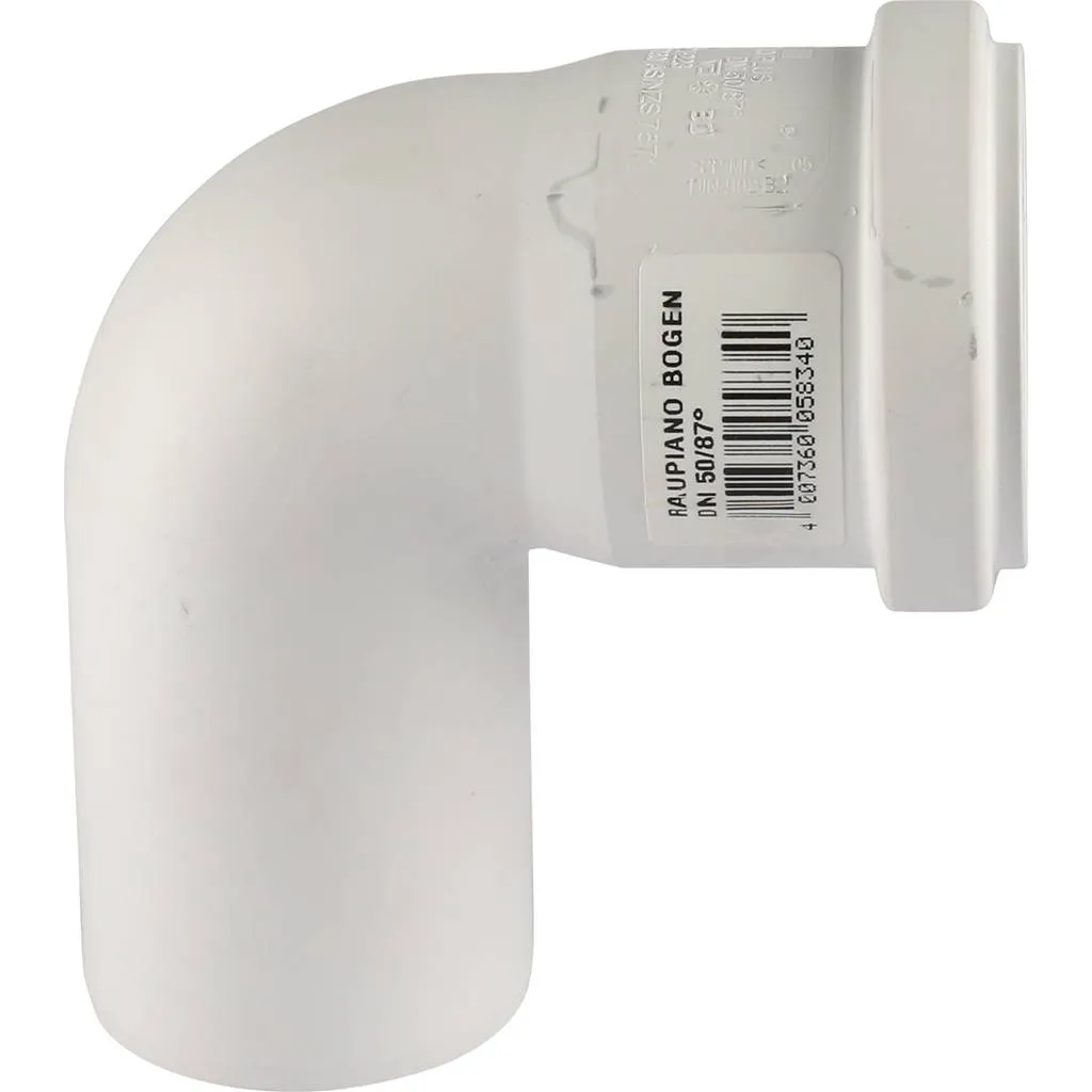 Отвод РЕХАУ RAUPIANO PLUS диам. 50 на 87°