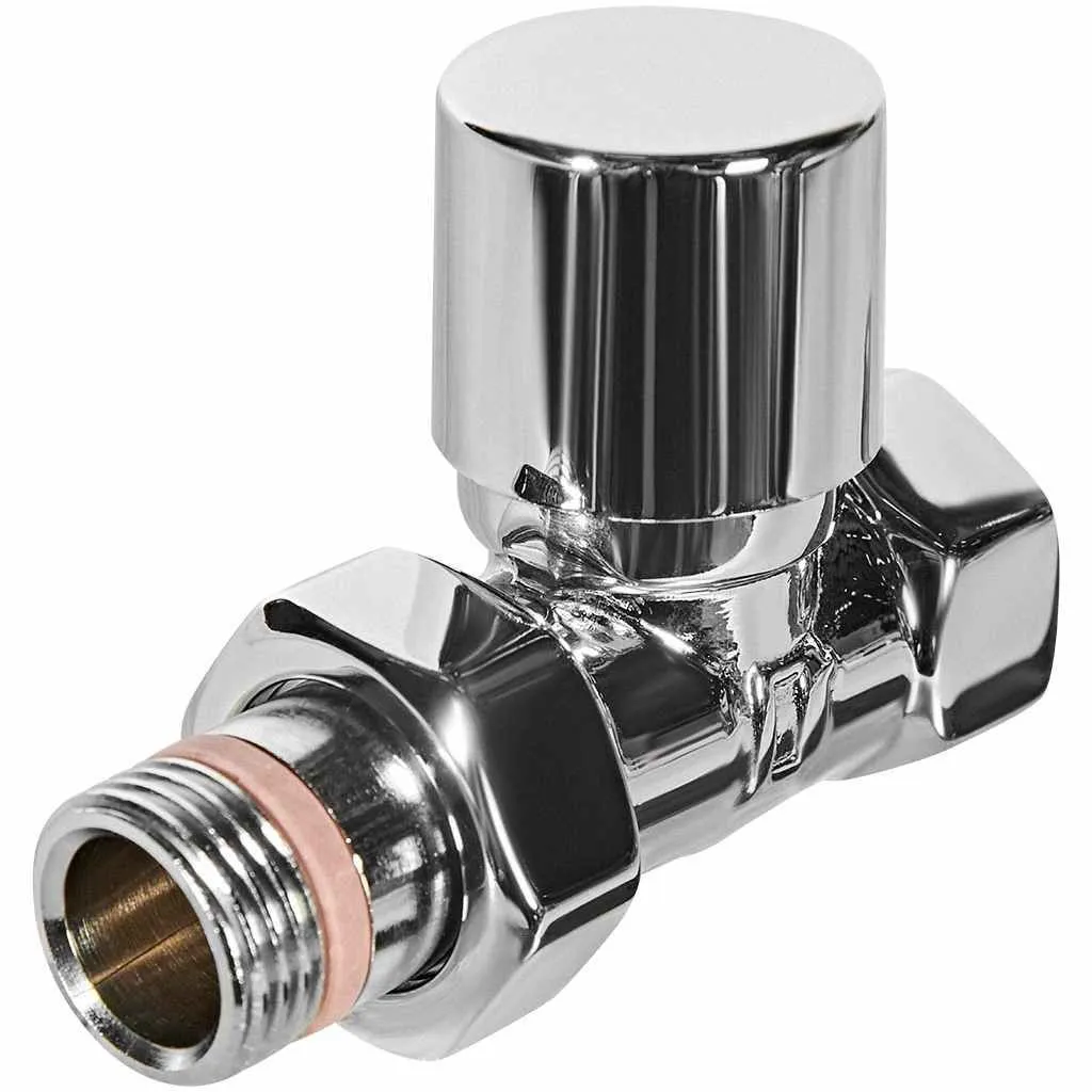 Клапан запорно-балансировочный STOUT Design хром, прямой 1/2