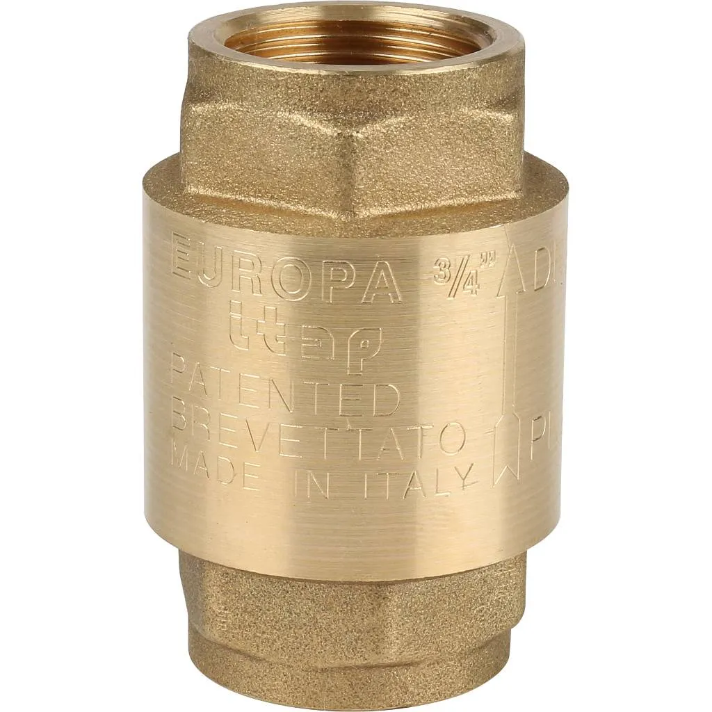 Клапан обратный пружинный муфтовый Itap EUROPA 100 3/4 с металлическим седлом