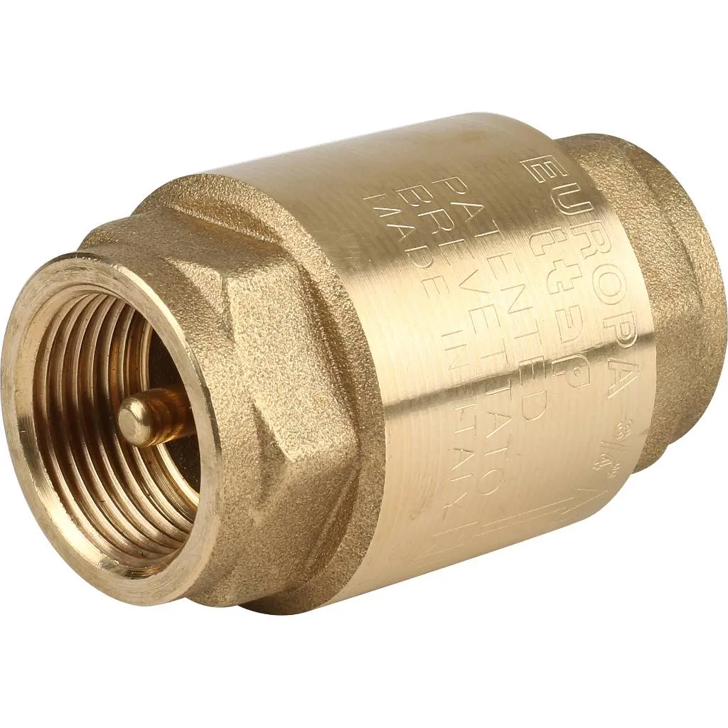 Клапан обратный пружинный муфтовый Itap EUROPA 100 3/4 с металлическим седлом