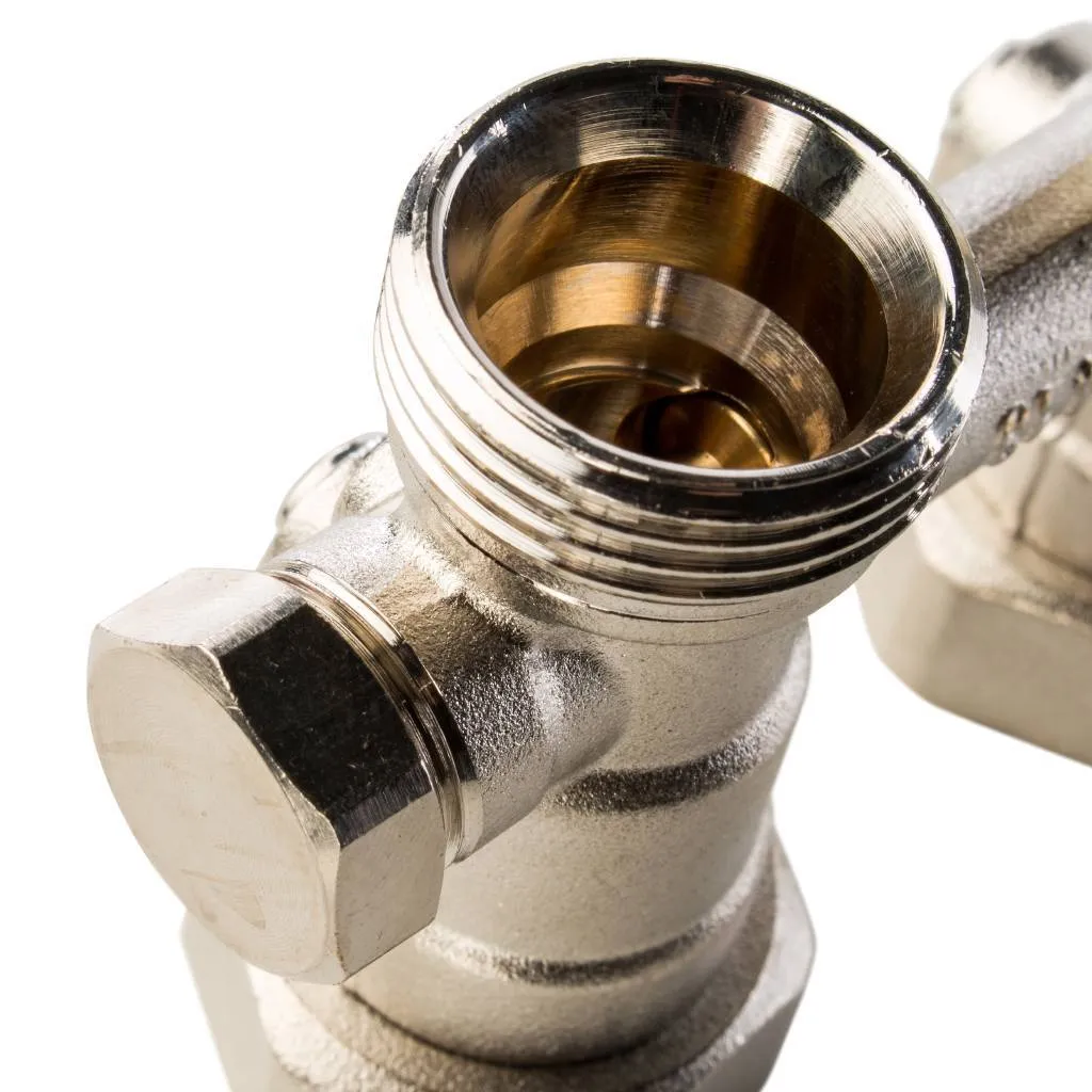 Узел нижнего подключения радиатора STOUT для однотрубной системы, прямой 3/4, SVH-0001-000020