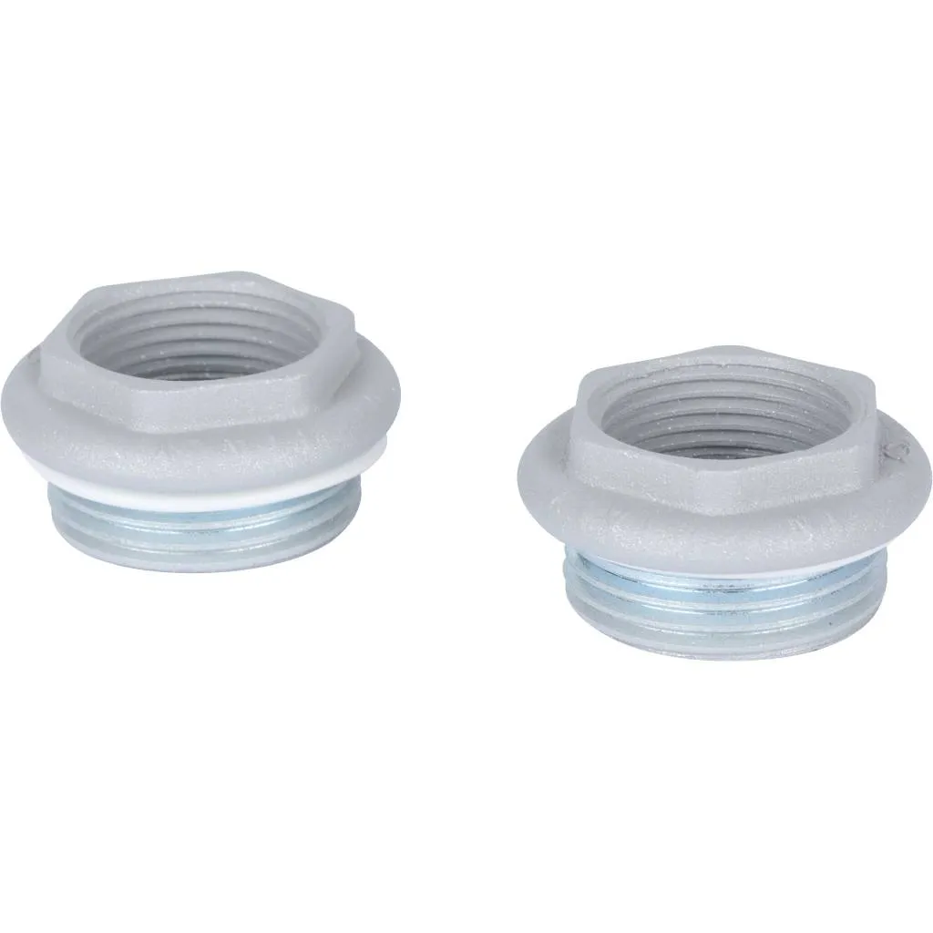 011048 08 Global KIT 3/4 Присоединительный набор для радиатора (цвет cod.08 grigio argento opaco metallizzato 2676 (серый))