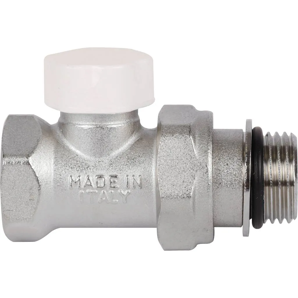 Клапан запорно-балансировочный прямой STOUT SVL 1/2 (с дополнительным уплотнением)