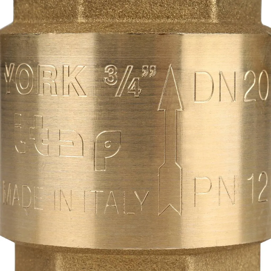 Клапан обратный пружинный муфтовый с пластиковым седлом Itap YORK 103 3/4