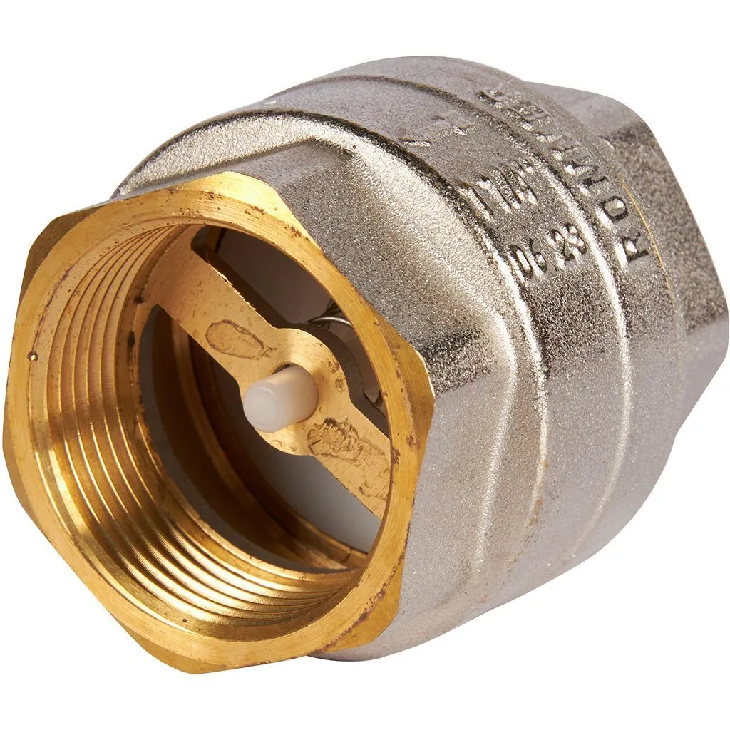 Клапан обратный пружинный муфтовый с пластиковым седлом ROMMER 11/4