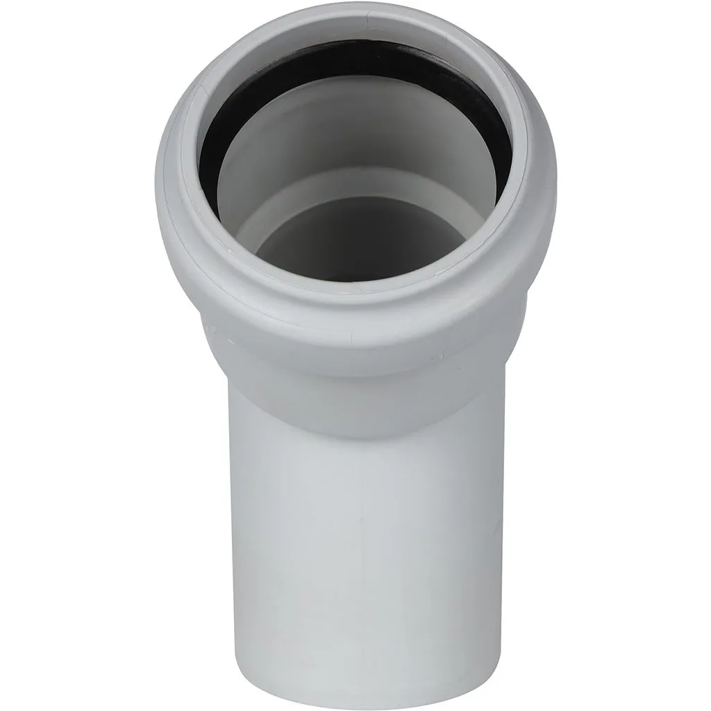 Отвод канализационный бесшумный STOUT D 58 х 45°