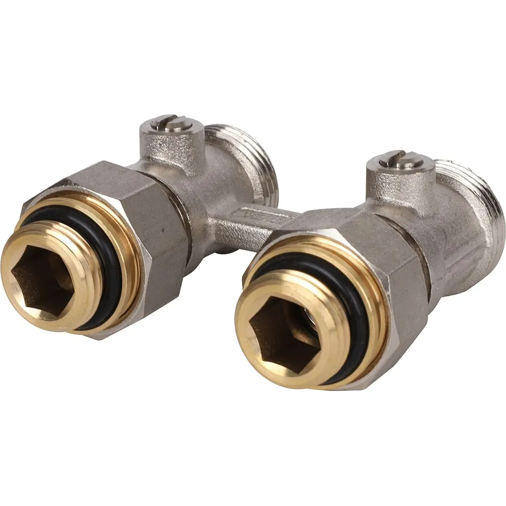 Узел нижнего подключения для радиаторов Meibes Standart line Тип D1/50 прямой, 1/2 НPx3/4 HP