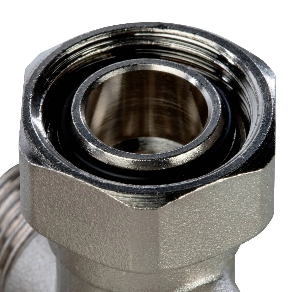 Узел нижнего подключения радиатора STOUT для однотрубной системы, угловой 3/4, SVH-0003-000020