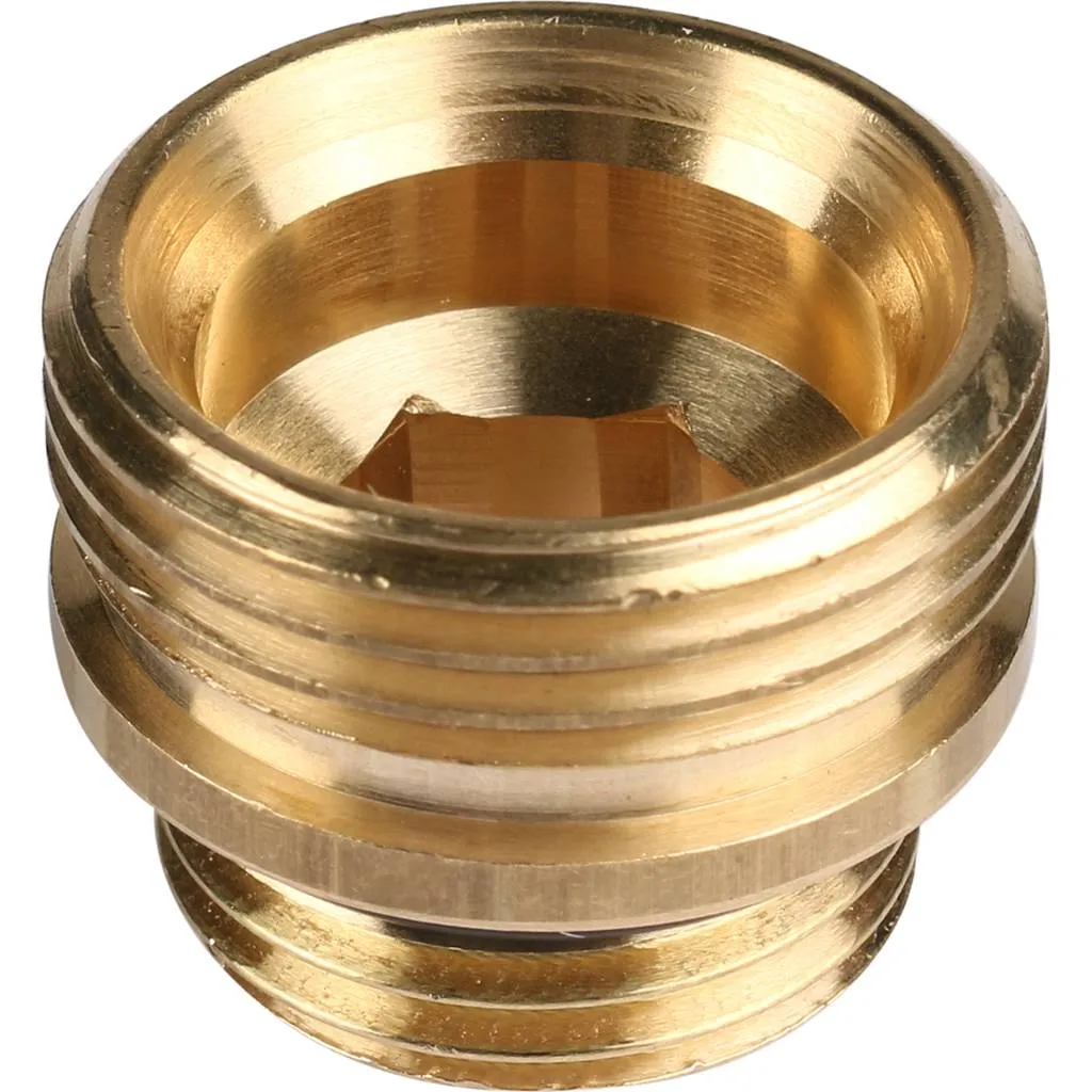 Пара шаровых кранов РЕХАУ RAUTITAN с соед. нип. G 1/2xG 3/4, прямой (никелирован.)