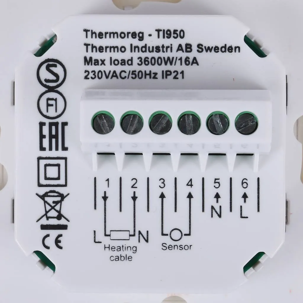 Терморегулятор THERMO Thermoreg TI-950 Design