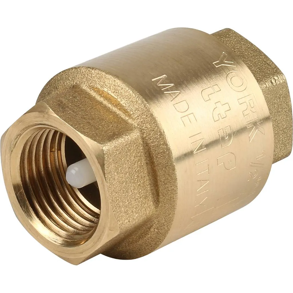 Клапан обратный пружинный муфтовый Itap YORK 103 1/2 с пластиковым седлом