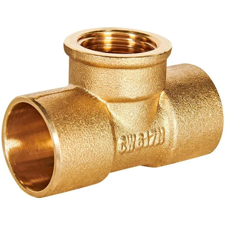 Тройник JINTIAN ВП-ВР-ВП 22x1/2x22 из латуни под пайку JT-141302212