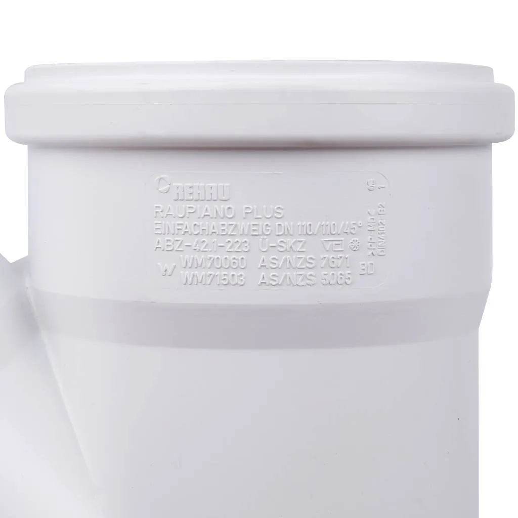 Тройник РЕХАУ RAUPIANO PLUS 110/110/45°