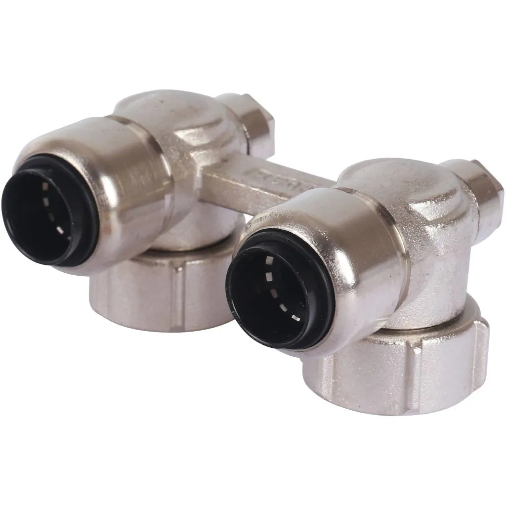 Узел нижнего подключения Meibes E2/50, угловой, 3/4 BPx15 мм