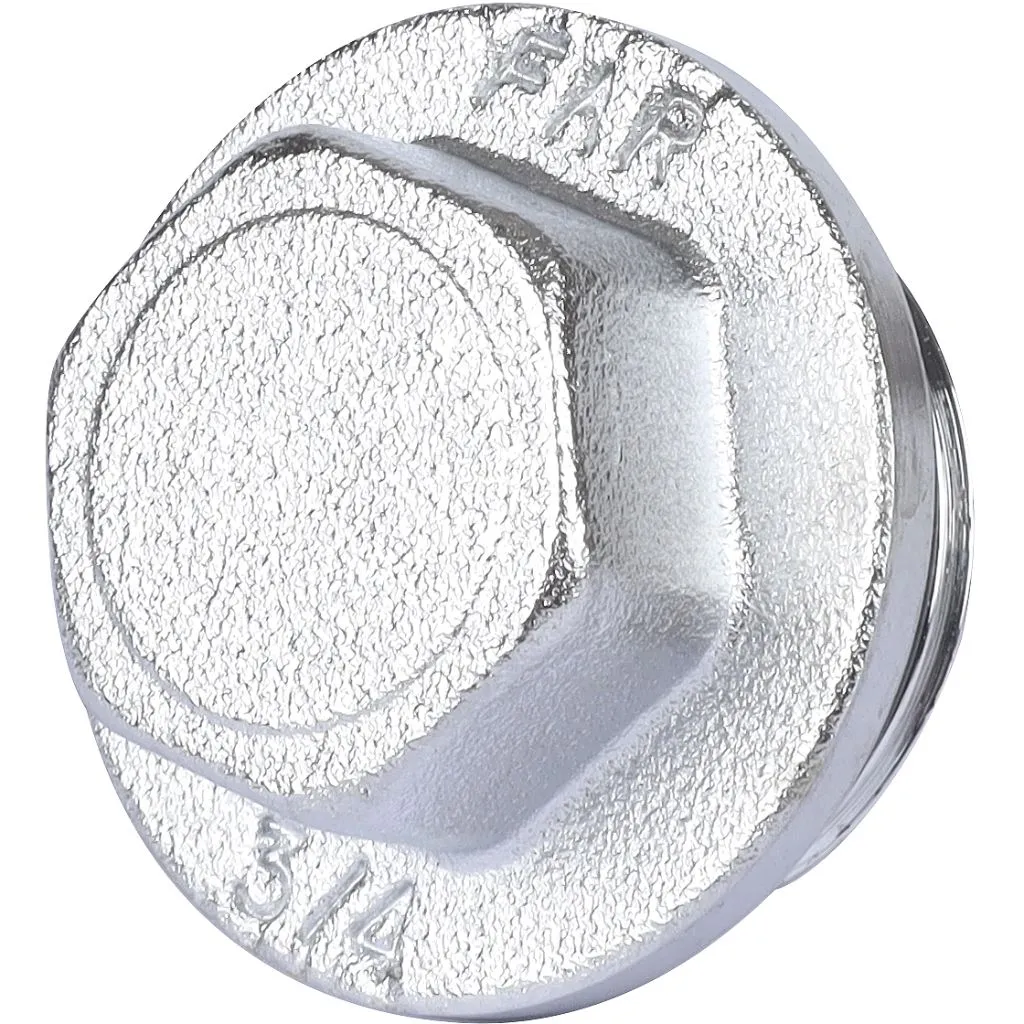 Хромированная заглушка для коллекторов FAR (НР) 3/4