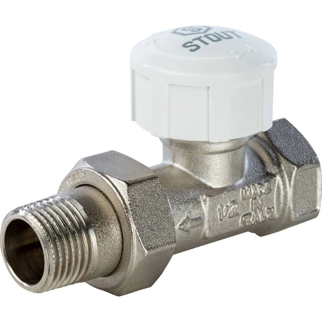 Клапан термостатический STOUT прямой 1/2, SVT-0001-000015