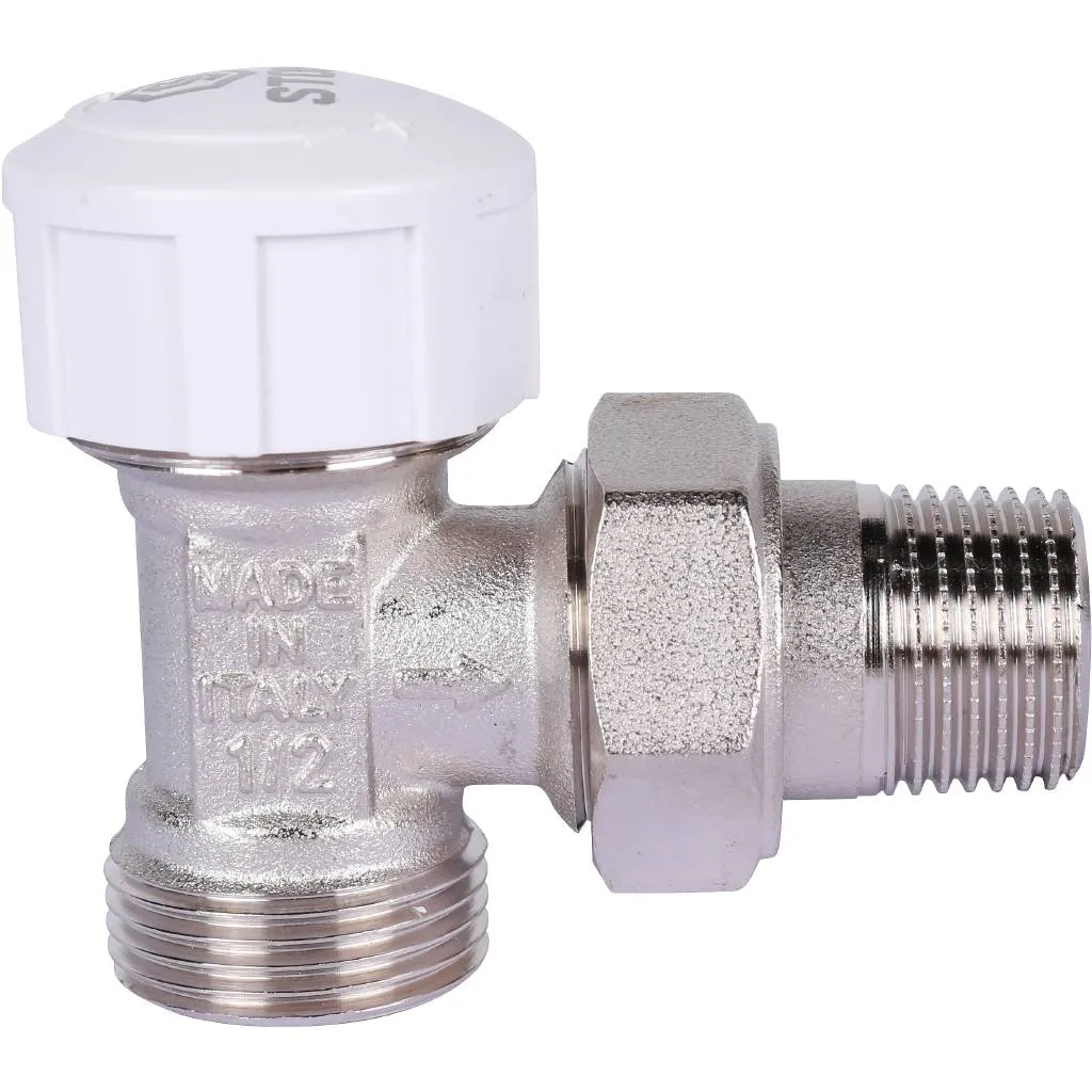 Клапан термостатический угловой STOUT 1/2 х 3/4 ЕК