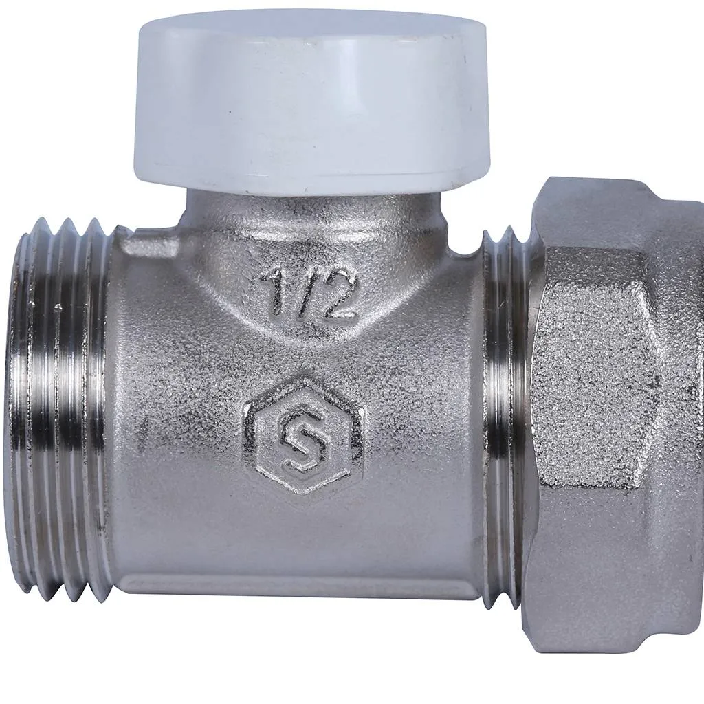 Клапан запорно-балансировочный прямой STOUT SVL 1/2 х 3/4 ЕК