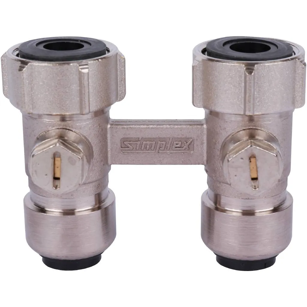 Узел нижнего подключения Meibes D2/50, прямой, 3/4 ВРх15 мм