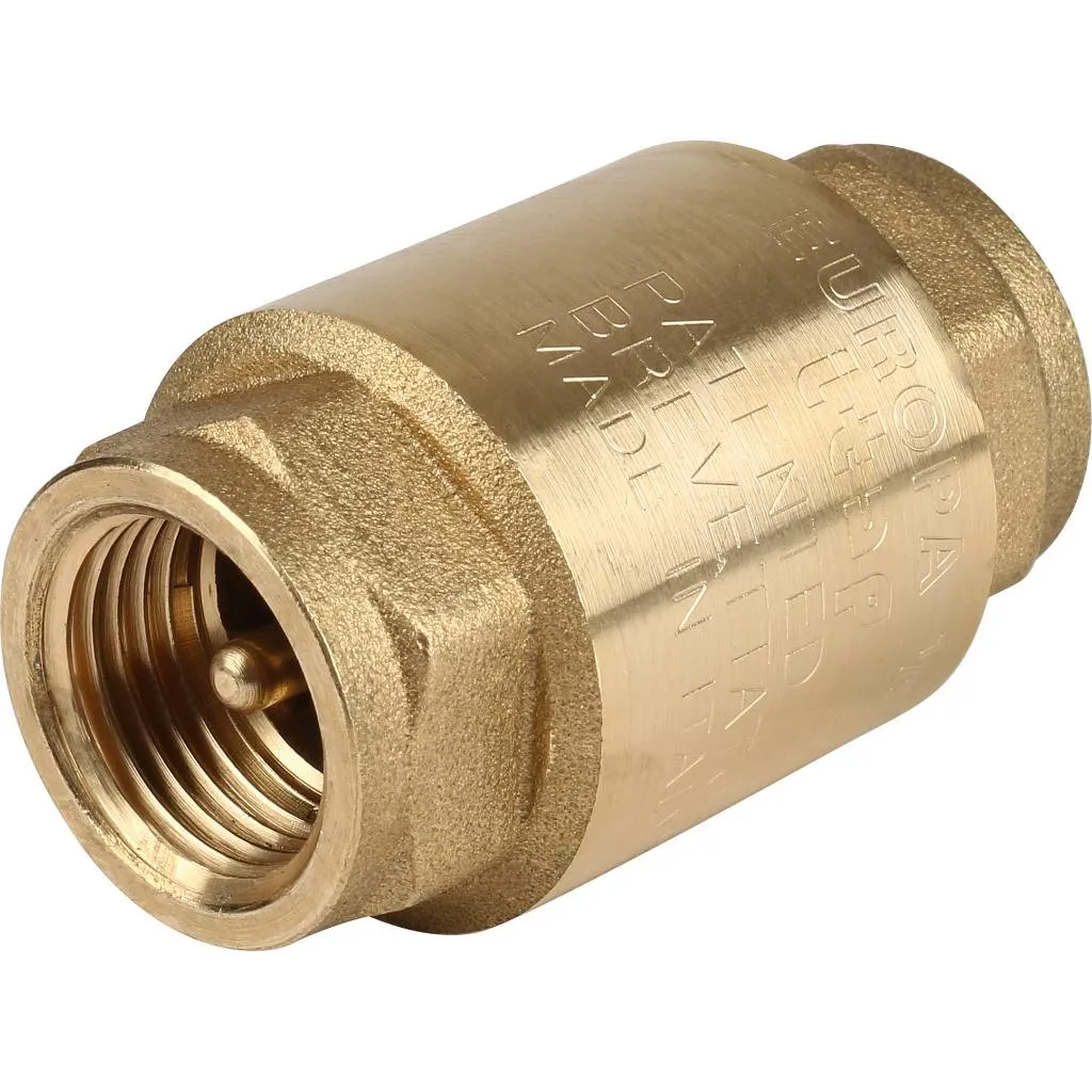 Клапан обратный пружинный муфтовый Itap EUROPA 100 1/2 с металлическим седлом