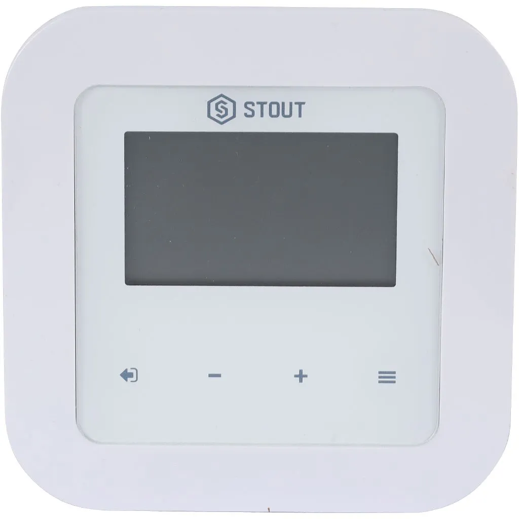 Проводной комнатный регулятор STOUT RI-1 с RS-связью