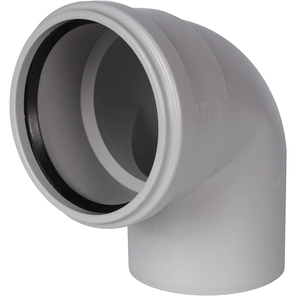 Отвод канализационный бесшумный STOUT D 110 х 87,5°