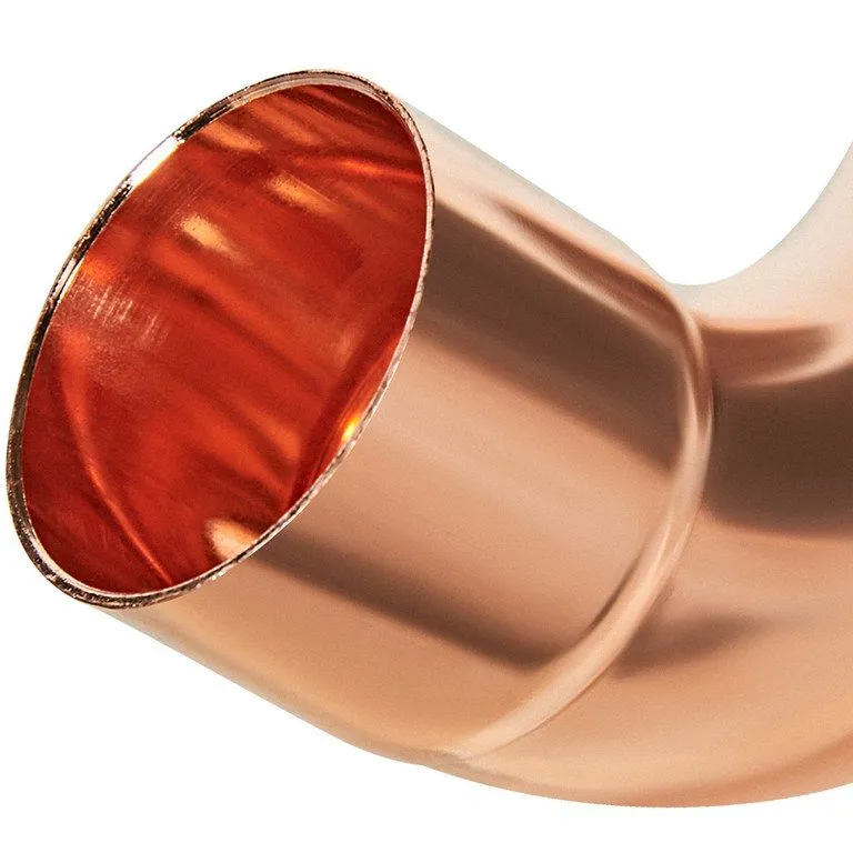 Отвод JINTIAN 90° ВП-НП 35 из меди под пайку JT-15001A35