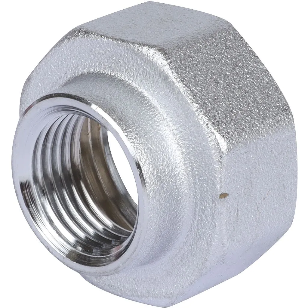 Хромированный концевой переходник для коллекторов FAR (ВР-ВР) 1 х 1/2